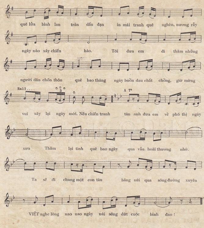 Sheet nhạc Một Ngày Tàn Chiến Tranh 2